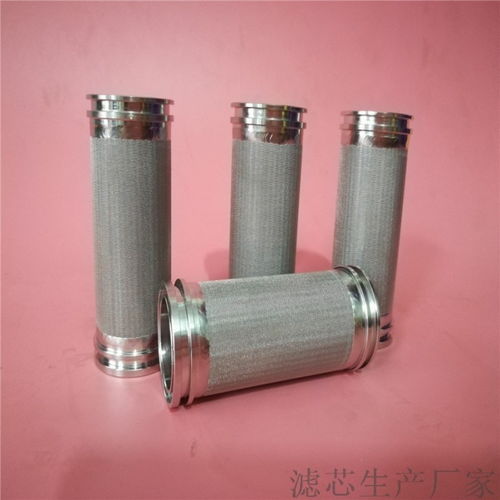 304不銹鋼燒結(jié)網(wǎng)真空上料機(jī)吸料機(jī)專用醫(yī)藥食品衛(wèi)生級5um空氣濾芯